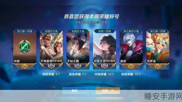 王者荣耀市标争夺战白热化，揭秘城市荣耀背后的胜负手