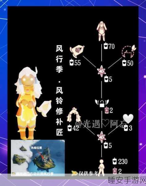 光遇风行季揭秘，风铃失踪任务全攻略与隐藏细节探索