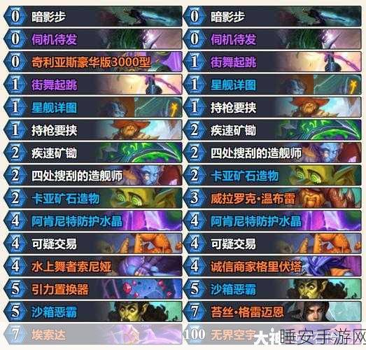影之诗国服大赛夺冠卡组揭秘,中立妖深度解析与实战推荐