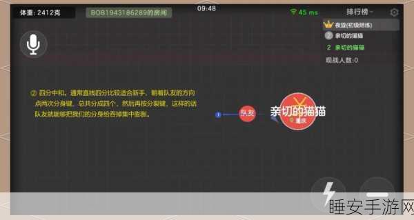 球球大作战，顶尖实战技巧揭秘，合体策略与小窍门助你称霸战场