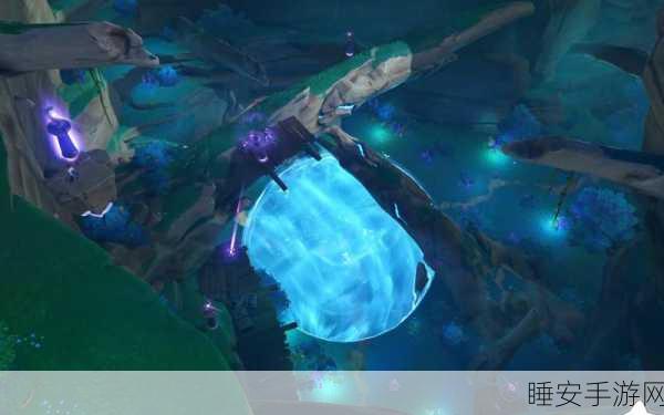 原神探索揭秘，蛇骨矿洞磐柱镇石精准定位与获取攻略