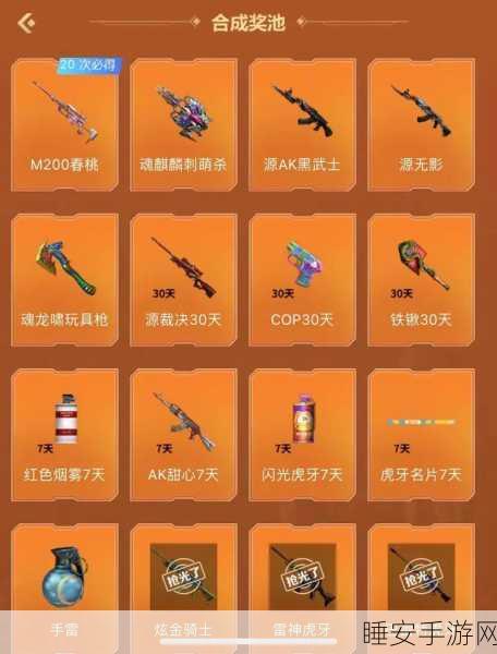 CF雷神武器特惠购买攻略,解锁战场霸主的超值秘诀