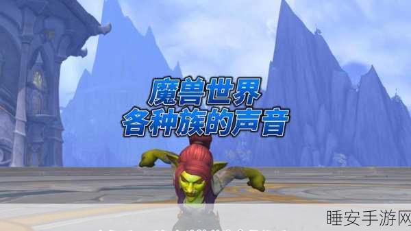 魔兽世界音效革新大赛，探寻游戏灵魂的魔法之音