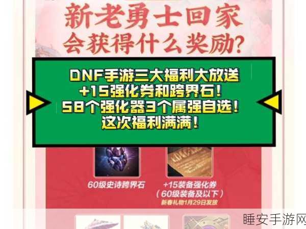 DNF手游强化盛典深度解析，揭秘强化活动周期，共襄玩家狂欢庆典