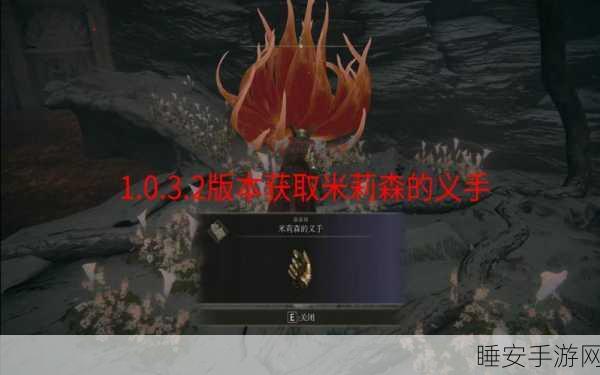 艾尔登法环深度攻略,揭秘米莉森义手获取地点与技巧