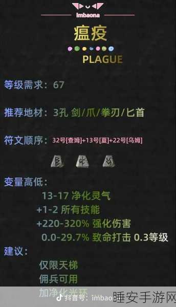 暗黑2玩家必看,中低级符文之语全面揭秘与实战应用