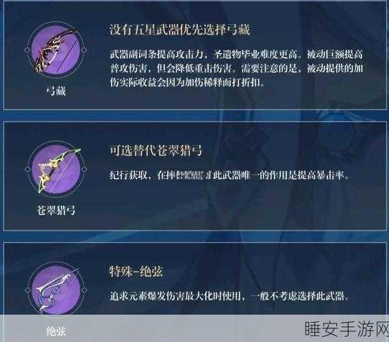 原神试作古华大剑,哪些角色能发挥最大威力?深度适配角色解析