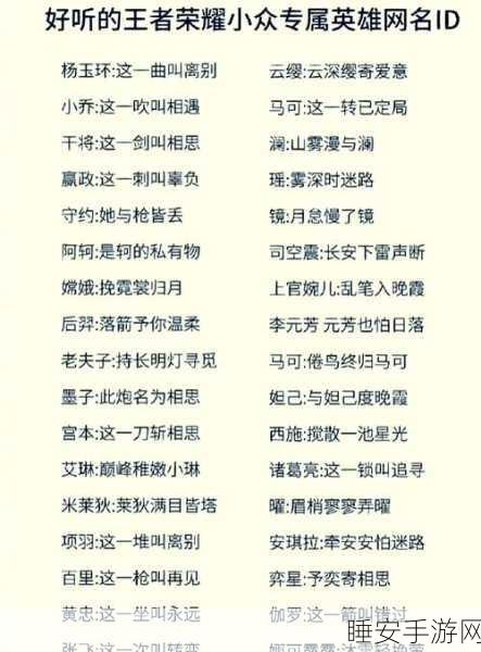王者荣耀,六大霸气昵称背后的顶尖高手与赛事风云