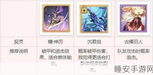 古剑奇谭手游，揭秘百里屠苏最强装备搭配攻略