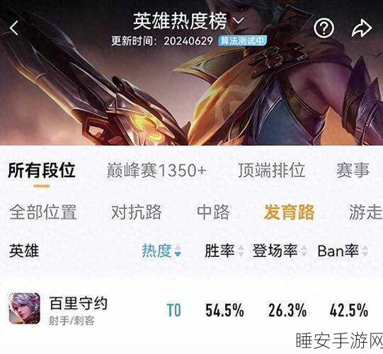 王者荣耀重大更新，百里守约BUG全面修复，射手王者归来！