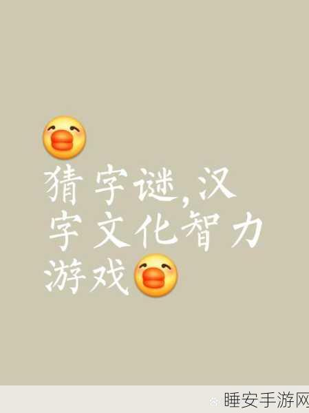 汉字谜阵安卓版震撼上线,解锁智慧挑战,畅享趣味关卡