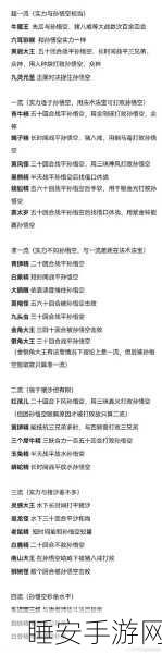 妖族崛起！少年西游记妖族最强阵容搭配全攻略