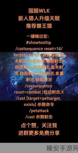 魔兽世界猎人宏设置全攻略,优化你的狩猎体验