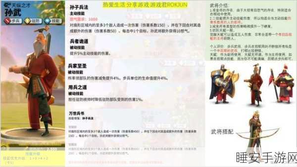 万国觉醒高手进阶,孙武技能最优升级路径全解析