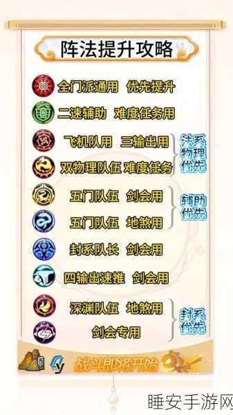 梦幻诛仙手游,合欢职业阵法选择全攻略,助你称霸仙界!
