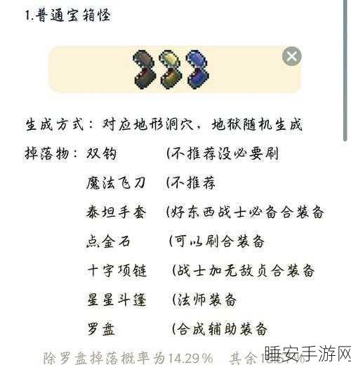 泰拉瑞亚全攻略,解锁隐藏玩法与顶级装备秘籍,助你称霸游戏世界