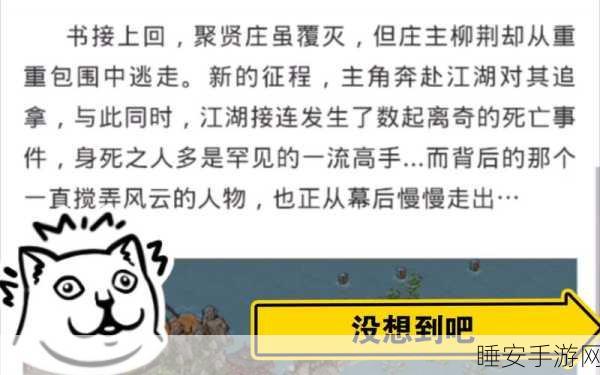 烟雨江湖迷案，贺庄主之死真相追踪