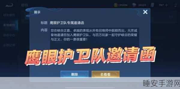 王者荣耀，鹰眼护卫队严惩开麦骂人，净化游戏环境新举措