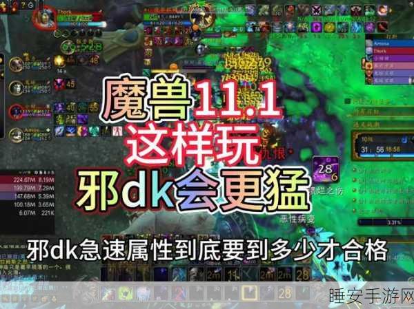怀旧服邪DK输出巅峰，揭秘魔兽世界怀旧服邪DK高效循环战术与实战技巧