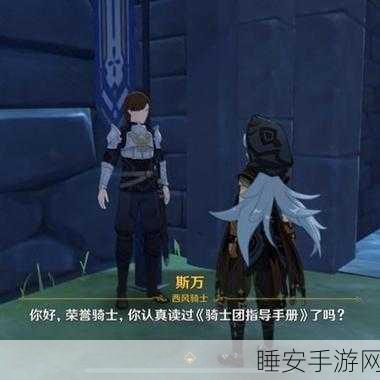 原神揭秘,解锁骑士团问答手册隐藏成就的独家攻略