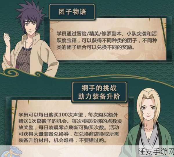 火影忍者手游限定招募全攻略，揭秘招募周期与忍者上架顺序