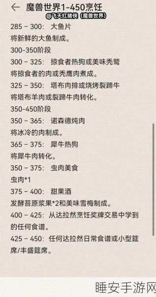 魔兽世界手游版，外域珍稀食谱大挑战，探索美食地图赢好礼！
