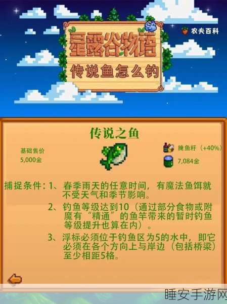 星露谷物语,揭秘万能鱼饵的神奇功效与钓鱼大赛制胜秘诀