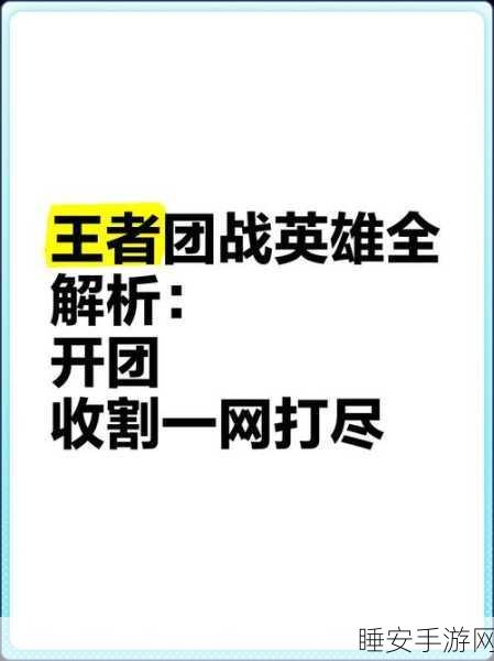 王者荣耀五人组队征战秘籍，轻松开启团战之旅