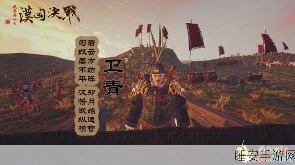 戎马丹心:汉匈决战疑难杂症全攻略,助你战场称雄!