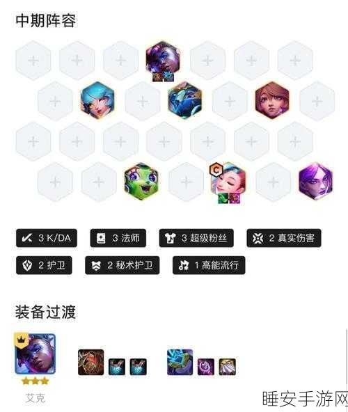 萨勒芬妮主C！云顶之弈11.16音符激荡阵容详解与实战制胜策略