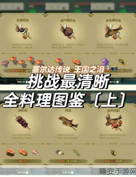 塞尔达传说王国之泪,详尽生命鲑鱼捕捉攻略,探险美食两不误!