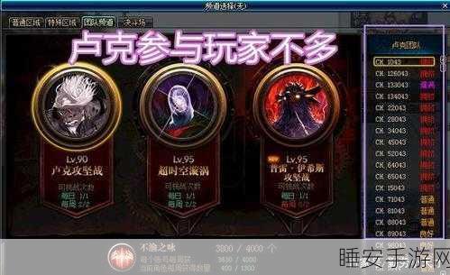DNF卢克金团精选攻略，高效通关与团队配置深度剖析
