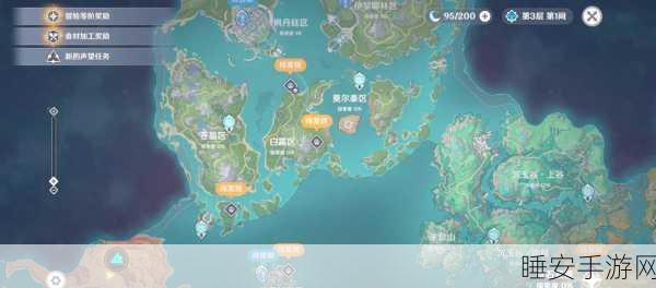 原神秘籍，肃霜之路逐月符全攻略，揭秘2%探索度提升绝技