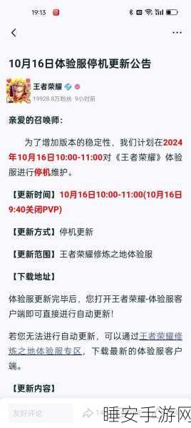 王者荣耀体验服抢号全攻略，揭秘抢号技巧与抢先体验内容